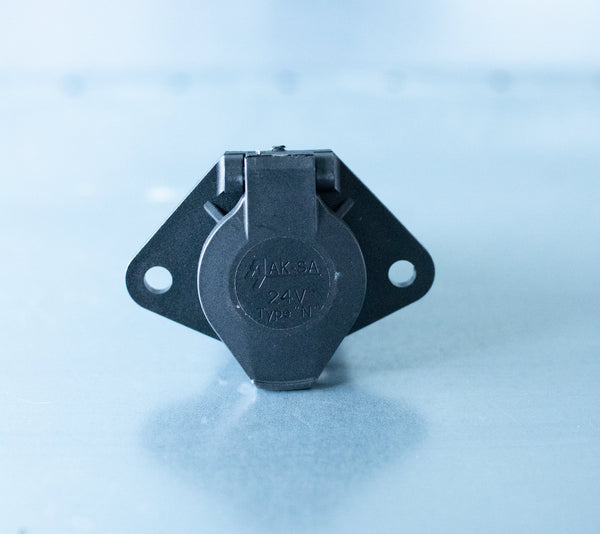 7-polige elektrische stekker voorkant ISO 1185 Type N