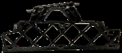 Onderbumper grille scharnier rechts Mercedes-Benz Actros MP4 1842-1845
