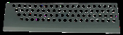 Voorbumper onderste grille links Mercedes-Benz Actros MP4
