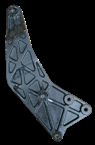 Voormistlamp afdekking links MAN TGX / TGS
